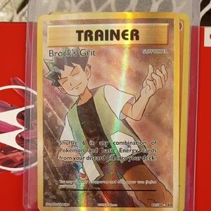 Pokemon Trainer Card with Holographic Design